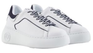 ARMANI EXCHANGE – Sneaker Donna in Pelle di Serpente Bianca
