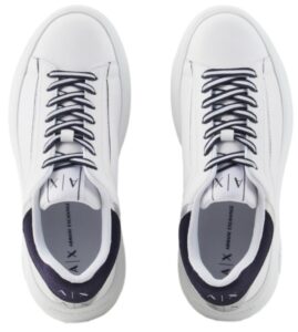 ARMANI EXCHANGE – Sneaker Donna in Pelle di Serpente Bianca
