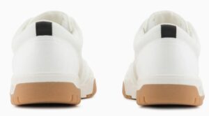 ARMANI EXCHANGE – Scarpe Uomo Sneakers con Banda in Colore a Contrasto Beige