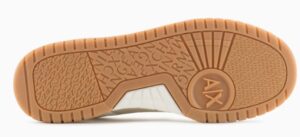 ARMANI EXCHANGE – Scarpe Uomo Sneakers con Banda in Colore a Contrasto Beige