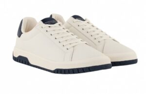 ARMANI EXCHANGE – Scarpe Uomo Sneakers in Pelle Milano Edition Bianco