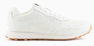 ARMANI EXCHANGE – Scarpe Uomo Sneakers con Inserti Tono su Tono Bianco