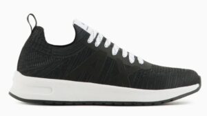 ARMANI EXCHANGE – Scarpe Uomo Sneakers in Tessuto con Inserti in Mesh Nero
