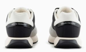 ARMANI EXCHANGE – Scarpe Uomo Sneakers Multicolore in Tessuto Grigio e Nero
