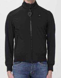 BLAUER – Giubbini Bomber Uomo Colletto Alto Mav Nero