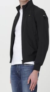 BLAUER – Giubbini Bomber Uomo Colletto Alto Mav Nero