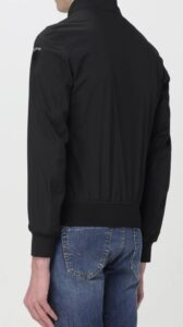 BLAUER – Giubbini Bomber Uomo Colletto Alto Mav Nero