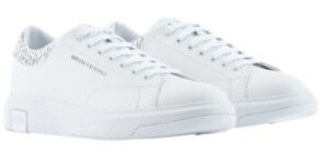 ARMANI EXCHANGE – Scarpe Uomo Sneakers in Pelle Tonnellata Bianco