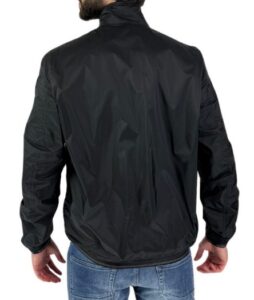 BLAUER – Giubbino Uomo in  Micro-Rip Marley Nero