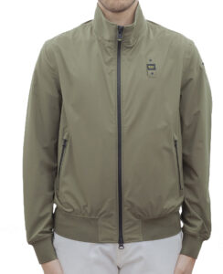 BLAUER – Giubbini Bomber Uomo Colletto Alto Mav Verde