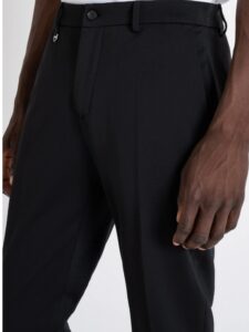 ANTONY MORATO – Pantaloni Uomo Super Skinny “Ashe” in Tessuto Misto Viscosa Elastico Nero