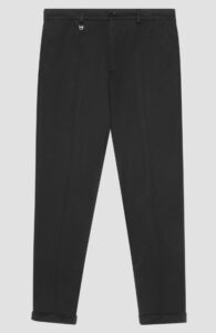 ANTONY MORATO – Pantaloni Uomo Super Skinny “Ashe” in Tessuto Misto Viscosa Elastico Nero