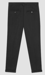 ANTONY MORATO – Pantaloni Uomo Super Skinny “Ashe” in Tessuto Misto Viscosa Elastico Nero