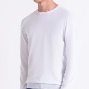 ANTONY MORATO – Maglia Uomo in Filato Misto Viscosa Stretch Bianco