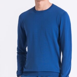 ANTONY MORATO – Maglia Uomo in Filato Misto Viscosa Stretch Bluette