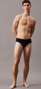 CALVIN KLEIN – Costume Uomo a Slip Meta Essentials Nero