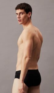 CALVIN KLEIN – Costume Uomo a Slip Meta Essentials Nero