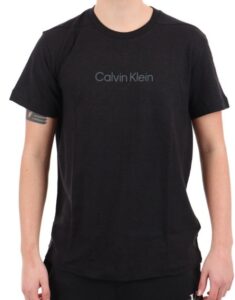 CALVIN KLEIN – T-Shirt Uomo Crew Neck Logo Nero
