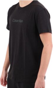 CALVIN KLEIN – T-Shirt Uomo Crew Neck Logo Nero