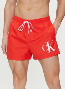 CALVIN KLEIN – Pantaloncini Uomo Da Bagno Con Cordoncino Corto Hot Heat