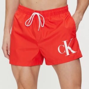 CALVIN KLEIN – Pantaloncini Uomo Da Bagno Con Cordoncino Corto Hot Heat