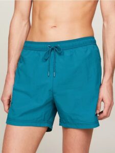 TOMMY HILFIGHER JEANS – Costume Uomo Shorts Heritage Media Lunghezza Timeless Teal