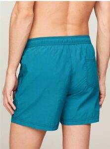 TOMMY HILFIGHER JEANS – Costume Uomo Shorts Heritage Media Lunghezza Timeless Teal
