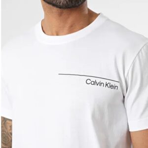 CALVIN KLEIN – T-Shirt Uomo Crew Neck Tee Bianco