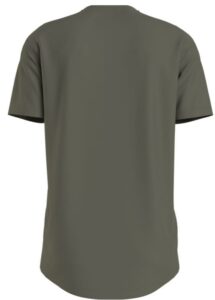 CALVIN KLEIN – T-Shirt Uomo Crew Neck Logo Verde