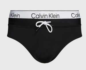CALVIN KLEIN – Costume Uomo a Slip Meta Legacy Nero