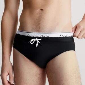 CALVIN KLEIN – Costume Uomo a Slip Meta Legacy Nero