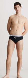CALVIN KLEIN – Costume Uomo a Slip Meta Legacy Nero