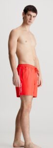 CALVIN KLEIN – Pantaloncini Uomo da Bagno con Cordoncino Medio Meta Legacy Rosso