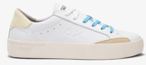 SUN 68 – Scarpe Uomo Street Leather Bianco/Bianco Panna