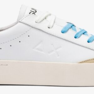 SUN 68 – Scarpe Uomo Street Leather Bianco/Bianco Panna