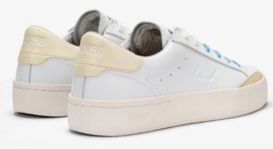 SUN 68 – Scarpe Uomo Street Leather Bianco/Bianco Panna