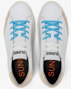 SUN 68 – Scarpe Uomo Street Leather Bianco/Bianco Panna