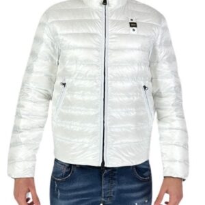 BLAUER – Piumino Uomo Colletto Alto Virgil Bianco