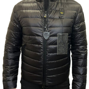 BLAUER – Piumino Uomo Colletto Alto Virgil Nero