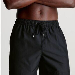 CALVIN KLEIN – Pantaloncini Uomo da Bagno con Cordoncino Medio Meta Legacy Nero