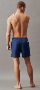 CALVIN KLEIN – Pantaloncini Uomo da Bagno con Cordoncino Medio Meta Legacy Navy