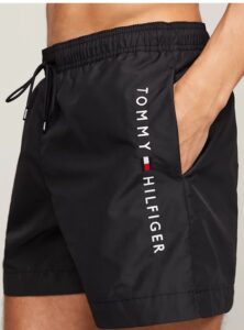 TOMMY HILFIGHER JEANS – Costume Uomo Shorts Original Media Lunghezza Nero