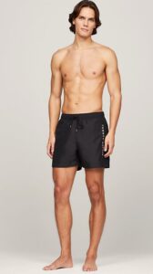 TOMMY HILFIGHER JEANS – Costume Uomo Shorts Original Media Lunghezza Nero