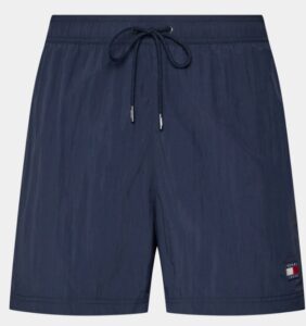 TOMMY HILFIGHER JEANS – Costume Uomo Pantaloncini da Bagno Crinkle Blu Navy