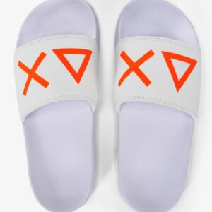 SUN68 – Ciabatte Donna Slippers Logo Bianco