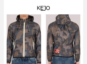 KEJO – Giubbini Kway Uomo Mimetica
