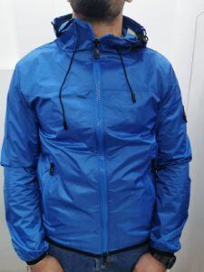 KEJO – Giubbini Kway Uomo Azzurro