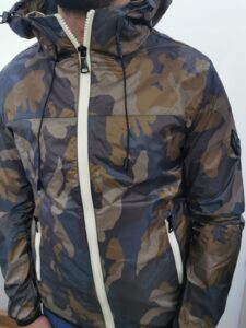 KEJO – Giubbini Kway Uomo Mimetica