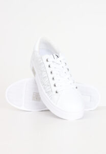 ARMANI EXCHANGE – Sneaker Donna Sneakers Logo All-Over Bianco