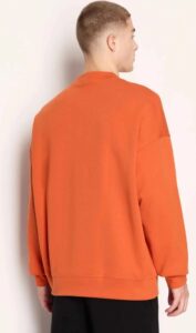 ARMANI EXCHANGE – Maglione Uomo Felpa in Cotone Arancio